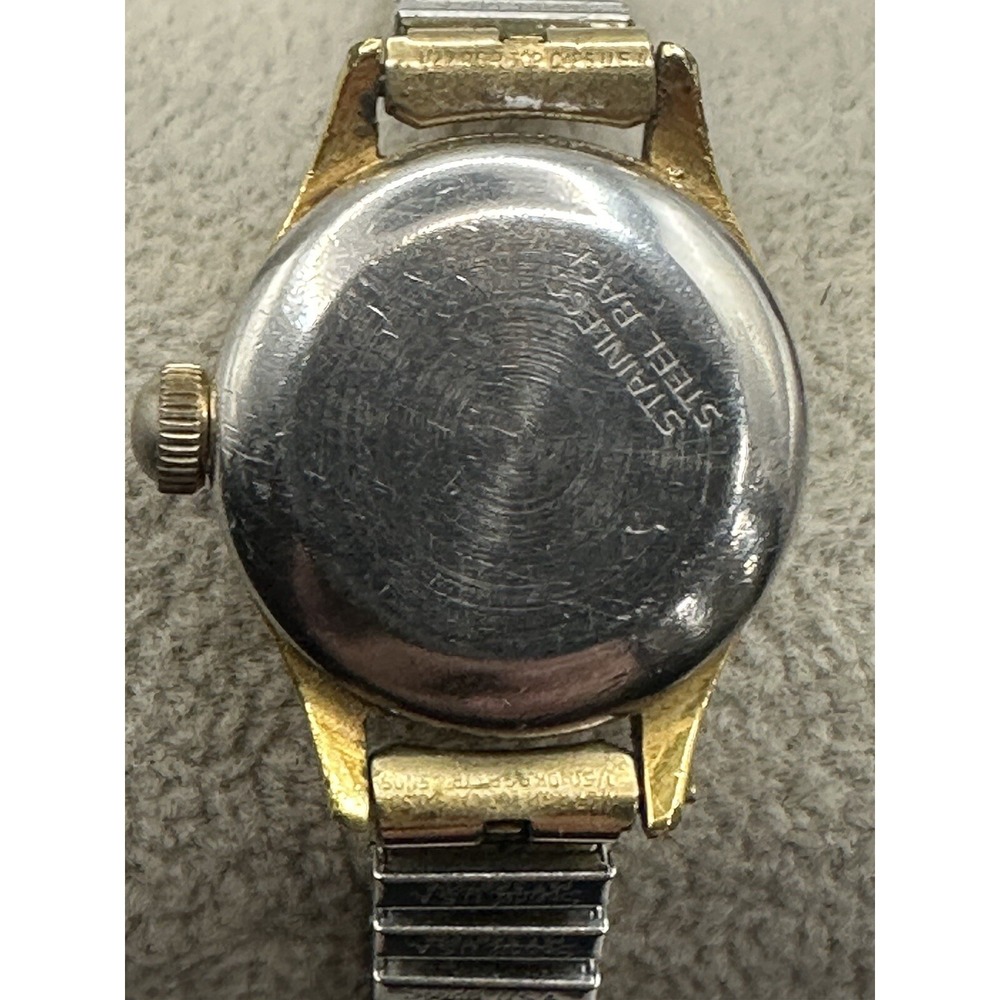 Zentra Womens Gold Plated Watch Manual Wind 22MM 6" Shockproof Y - Picture 5 of 8